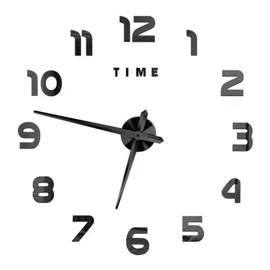 Modern Design Large Wall Clock 3D DIY Home Decor Horloge